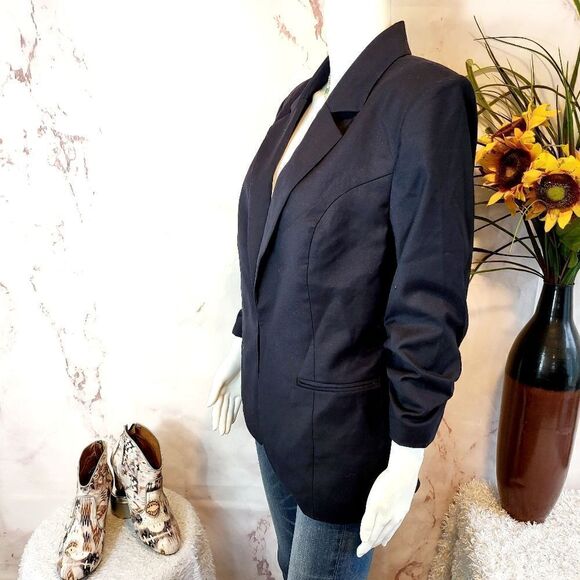 Tart Collection wool blend ruched sleeve jacket - Picture 5 of 8